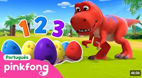 Vamos Estudar com T-Rex | Escolinha do Dino |+Completo | Pinkfong, BebêTubarão!Canções para Crianças