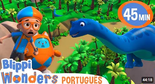 O Menor Dinossauro | Blippi Brasil | Desenhos Animados Educativos