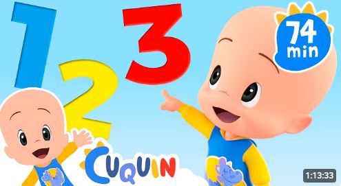 🔢Números! Aprenda os números com Cuquin e as suas bolachas 🍪 Vídeos educativos para crianças  