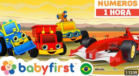 Desenho educativo 2 anos | O 123, e já! | Contando animais de 1 a 10 | Aprender números | BabyFirst